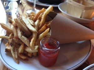 Cone o' Fries and Pot o' Ketchup @ Woodberry Kitchen